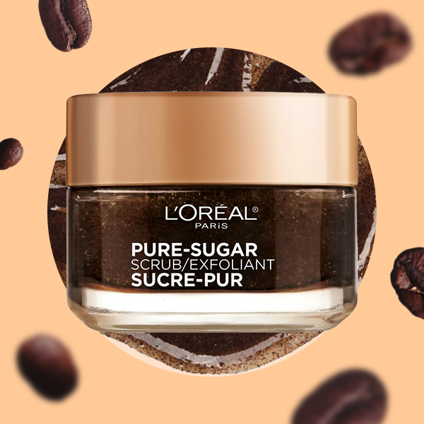 اسکراب صورت و لب شکر و قهوه لورآل L'Oreal Paris 50ml