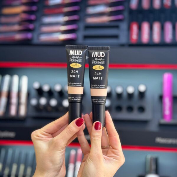 کرم پودر مات فول کاور میلانو Mud Milano Flawless Finish Italy