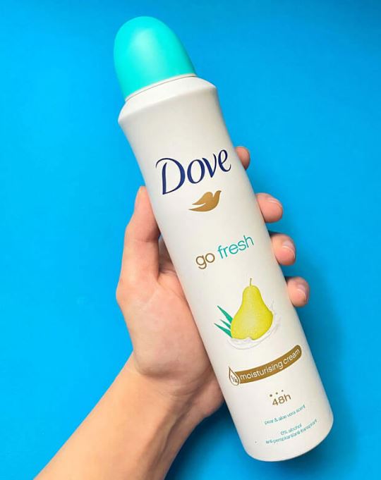 اسپری ضدتعریق داو مدل Go Fresh حاوی عصاره گلابی حجم 250 میلی لیتر