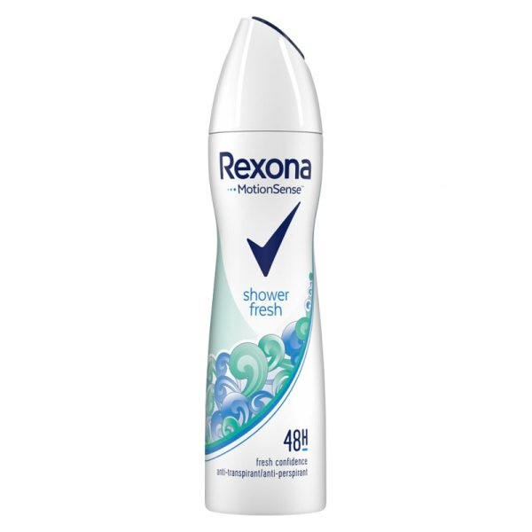 سپری دئودورانت رکسونا Rexona زنانه مدل Shower Fresh اصل ایتالیا حجم 200 میل