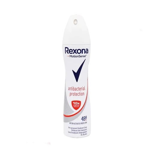 اسپری رکسونا اصل ایتالیا ضد تعریق زنانه مدل antibacterial protection بدون الکل حجم 200 میل