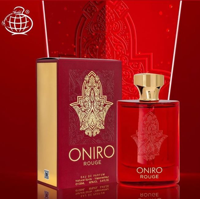 ادوپرفیوم  ادکلن فراگرنس ورد اونیرو رژ (Fragrance World Oniro Rouge)
