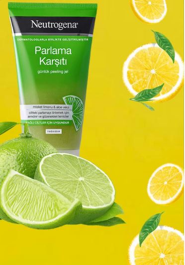اسکراب نوتروژینا Neutrogena حاوی عصاره لیمو حجم 150 میل